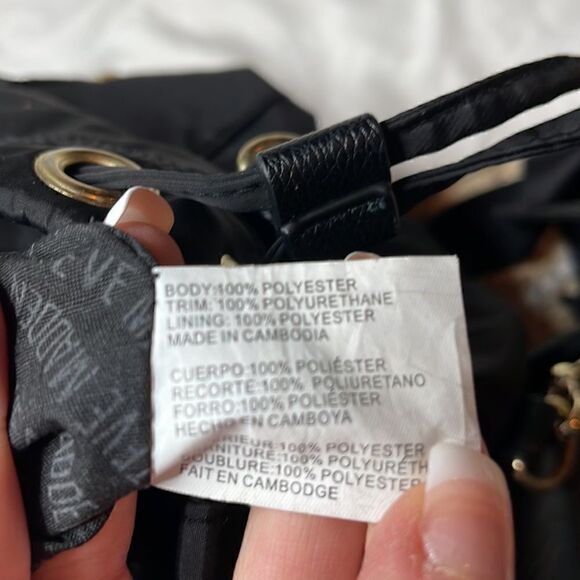 Steve Madden Brue Black Tote Bag. main image 12